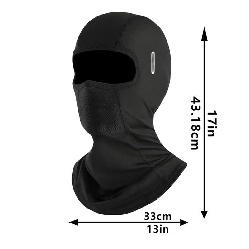 Winter Motorcycle Full Face Mask, Windproof Warm Balaclava Hat for Men & Women, Outdoor Sports Hat for Cycling Skiing