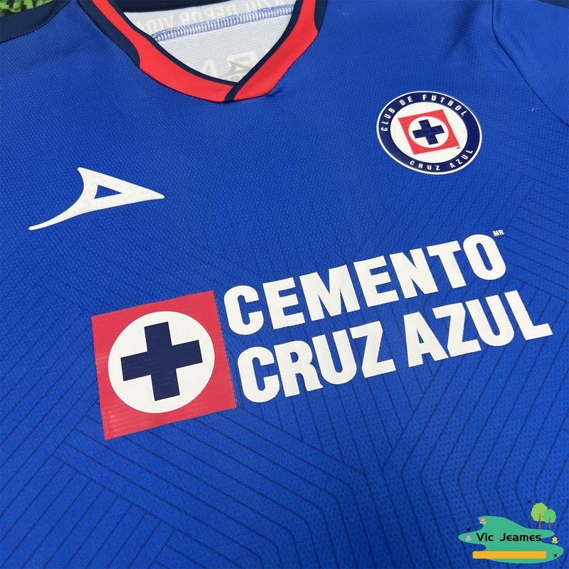 2023 2024 Cruz Azul Soccer Jerseys 23 24 CDSyC Mexico League VIEIRA LIRA RODRIGUEZ Home Away Third Football Shirts LIGA MX Camisetas De Futbol Kit  Home Jersey