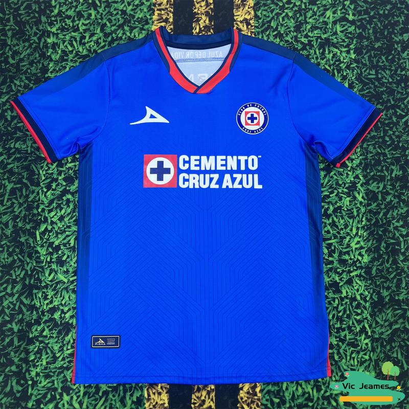 2023 2024 Cruz Azul Soccer Jerseys 23 24 CDSyC Mexico League VIEIRA LIRA RODRIGUEZ Home Away Third Football Shirts LIGA MX Camisetas De Futbol Kit  Home Jersey