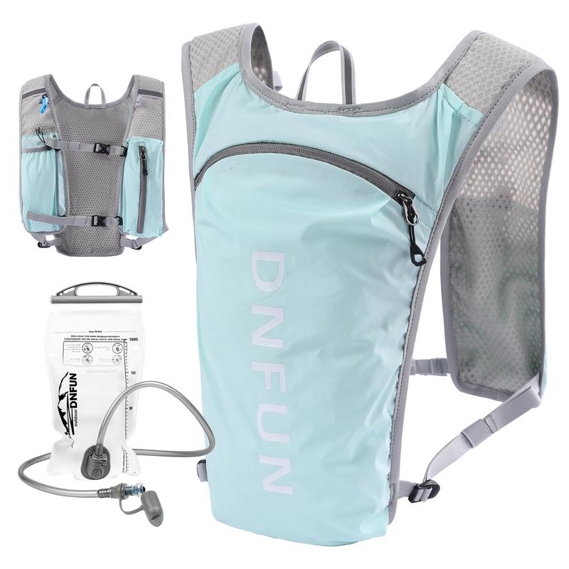 Running Hydration Vest Backpack,Lightweight Insulated Pack with 1.5L Water Bladder Bag Daypack for Hiking Trail Running Cycling Race Marathon for Women Men