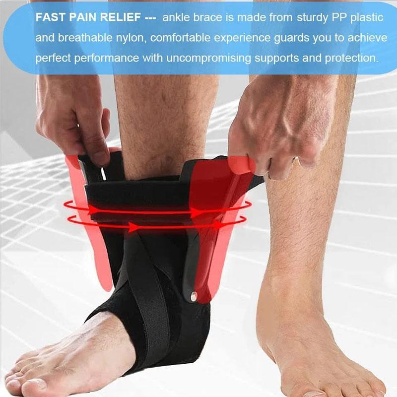 Adjustable Sports Ankle Compression Support-Ankle Sprained Brace Joint Protector-for Cycling Running Basketball Soccer