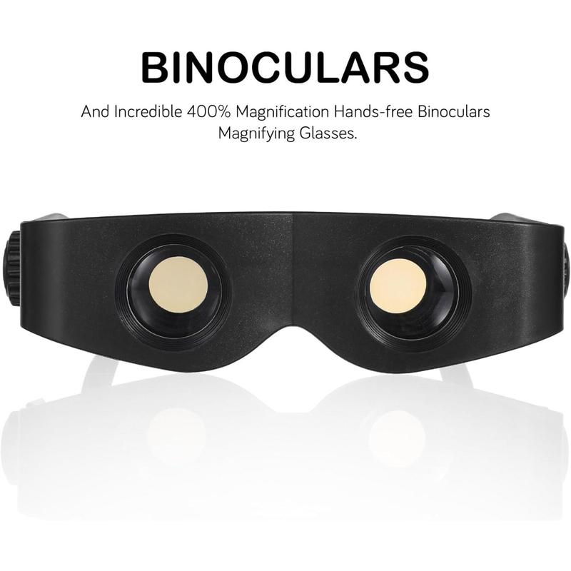 Magnifying Glasses, 400% Magnification Binoculars Opera Glasses Hands- Binoculars Magnifying Eyeglasses Telescope for Concerts Theater Bird Watching Fishing Sport