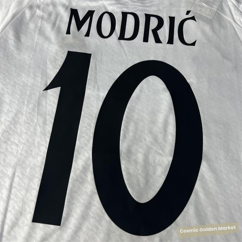 Soccer Jersey Fans Version Home kit Modric #10 White Short Sleeves 2425