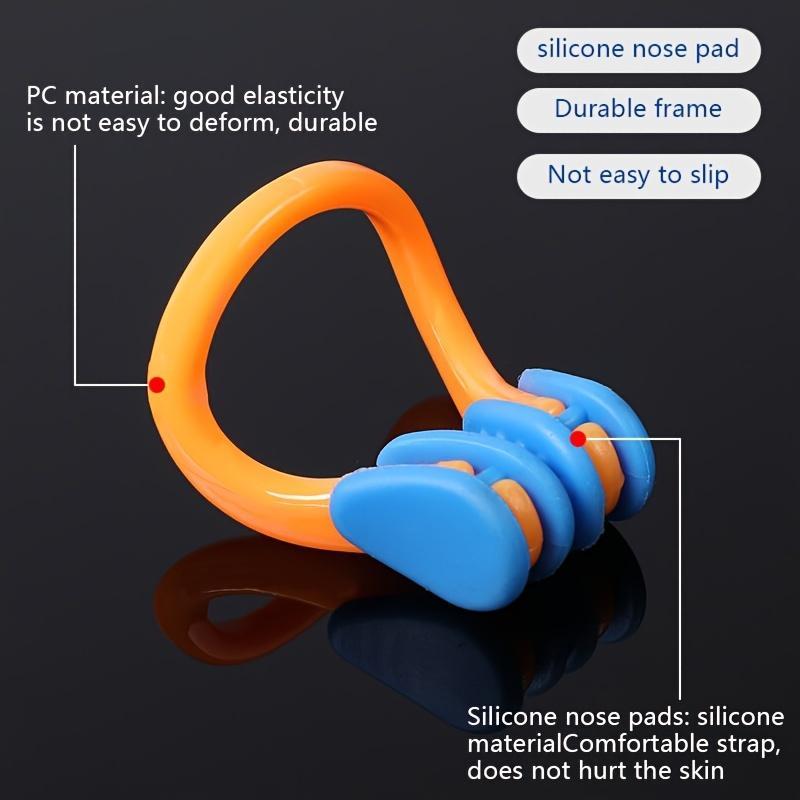 Silicone Swimming Earplugs & Nose Clip, 1 Set Swimming Ear Nose Protector, Swimming Accessories for Men & Women, Swimming Gear