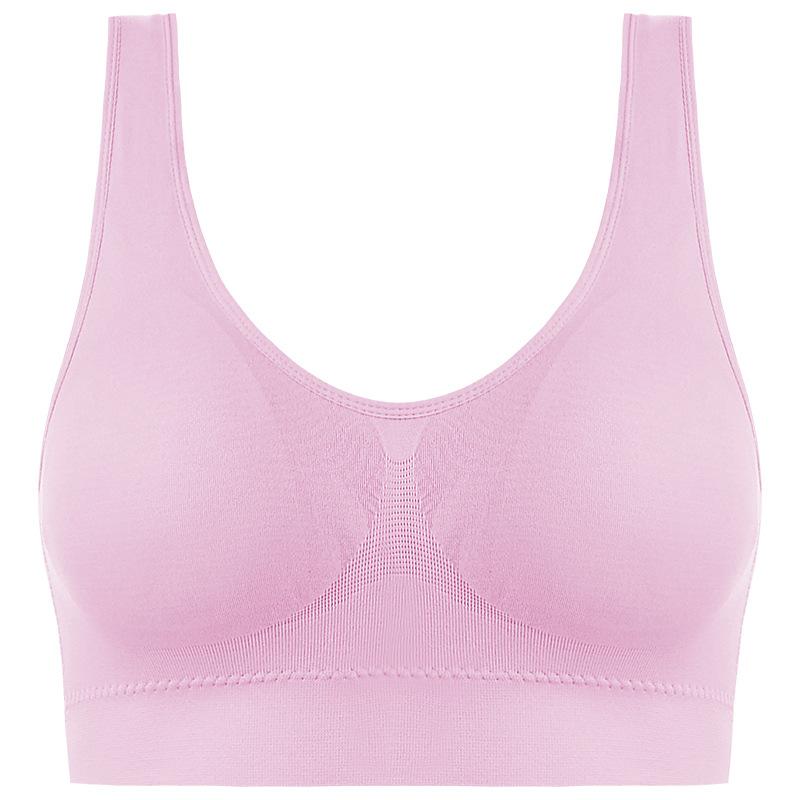 Wireless Sports Bra for Women with Back Support and Padding