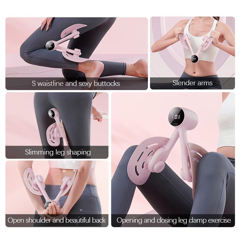 Adjustable Pelvic Floor Muscle Trainer, Leg Exerciser for Slimming Thighs, Postpartum Recovery and Effective Bladder Control, Durable PP Material for Home Workout