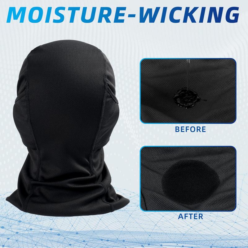 Ski Mask Balaclava Face Mask-UV Protection Dustproof Windproof Face Cover for Men Women Skiing, Snowboarding, Cycling Hiking Black