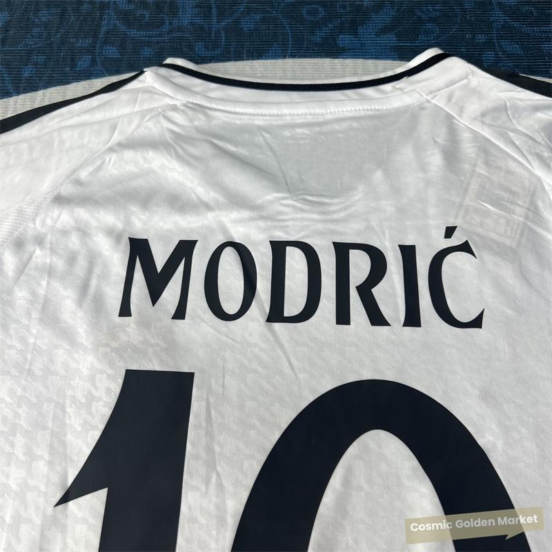 Soccer Jersey Fans Version Home kit Modric #10 White Short Sleeves 2425