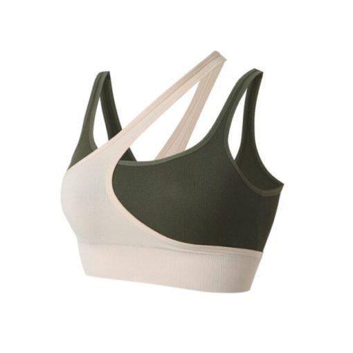 Women's Workout Sports Bras Fitness Backless Padded Define Sculpt Racerback Bra Yoga Crop Tank Top crop tank top sports bras