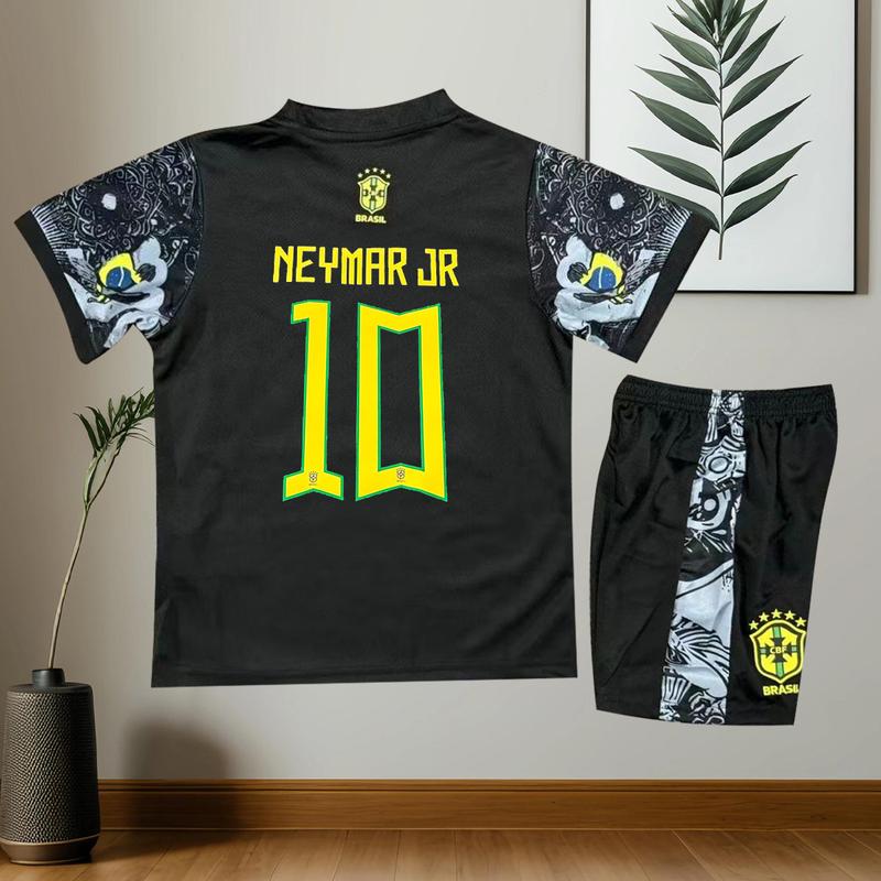 Soccer Jersey 24-25 Brazil Goddess Black #10 NEYMRR JR Kids Set Top Quality