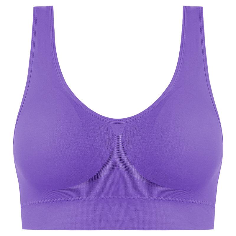 Wireless Sports Bra for Women with Back Support and Padding