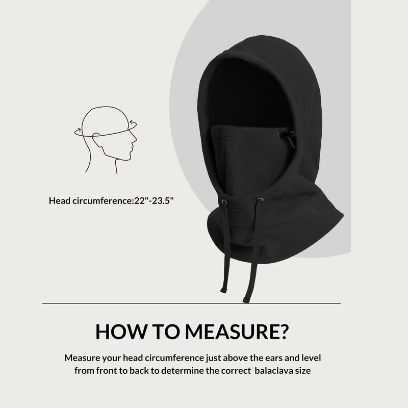 Unisex Windproof Winter Face Mask Warm Fleece Ski Mask for Men and Women Cold Weather Motorcycle Bike Cycling Neck Warmer for Cold Weather