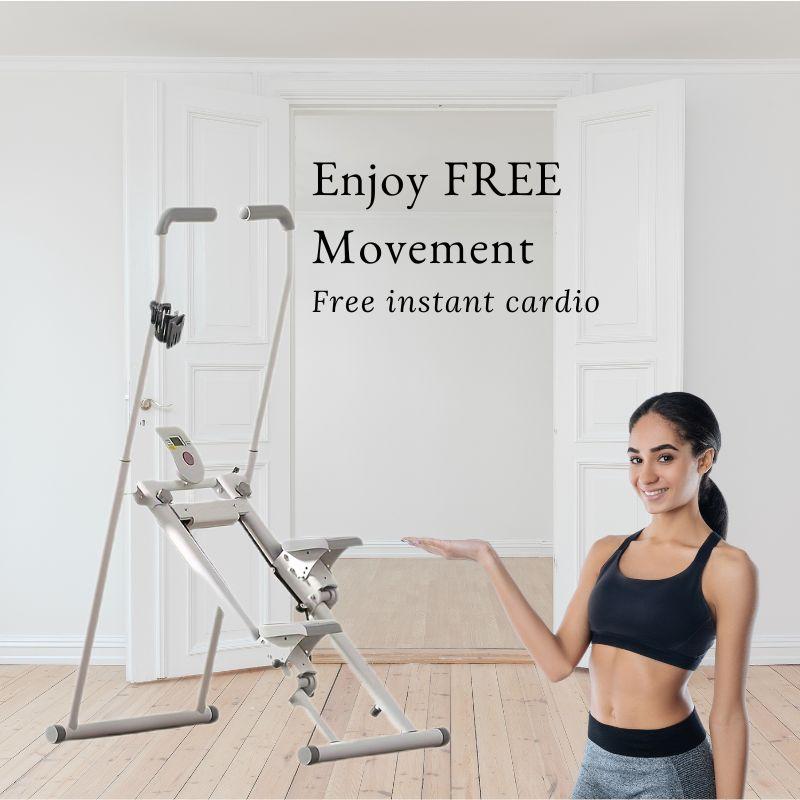 Climber Exercise Machine-Folding Vertical Cardio Exercise Climber With Mobile Phone Holder,Stair Climber Exercise Machine for Home Gym,Full Body Workout Stair Stepper，Adjustable Handlebar christmas 2024 ornaments