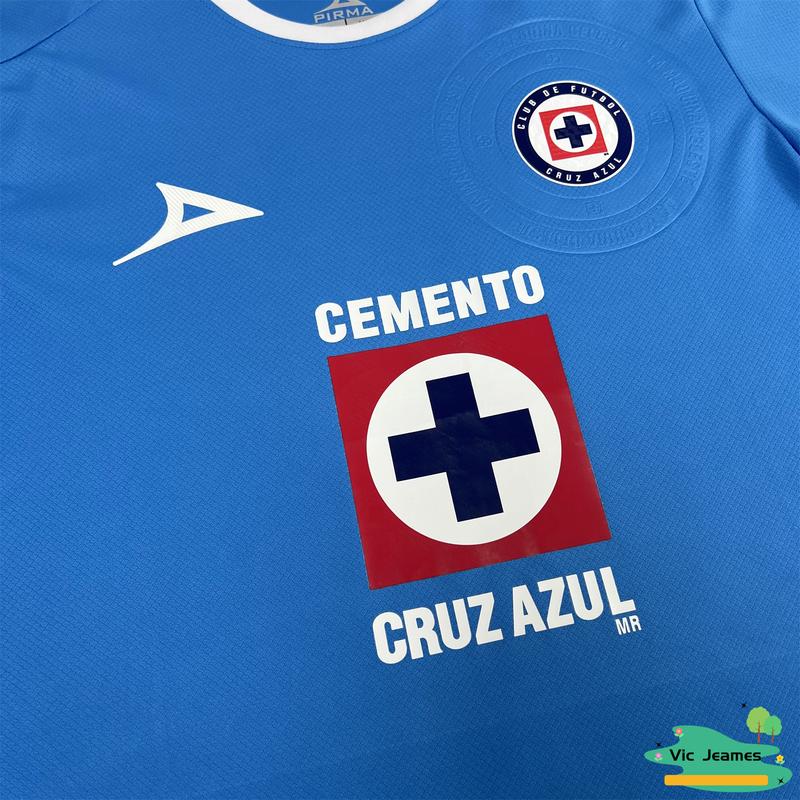 Cruz Azul Soccer Jerseys 24 25 CDSyC Mexico League VIEIRA LIRA RODRIGUEZ Away Third Football Shirts LIGA MX Camisetas De Futbol Kit  Home Jersey