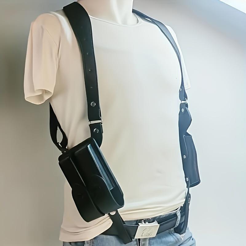 1PCs Tactical Underarm Universal G17 Holster 92 Outdoor Hidden 1911 Leather Sunday Bag Men's Sling