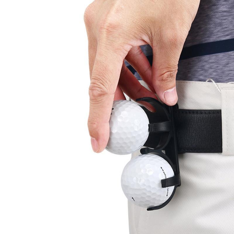 Golf Ball Holder Clip, 1 Count Golf Ball Clip Organizer, Golf Training Tool Accessory, On-course Accessories for Golf Enthusiasts, Christmas Gift