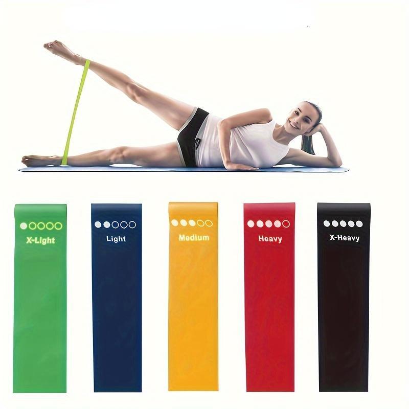 Resistance Band Set, 7 Counts set Multicolor Resistance Band for Hip & Leg Training, Yoga Resistance Band for Home Gym Workout