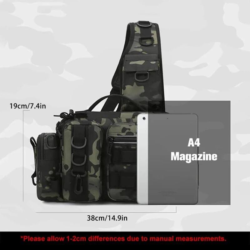 Outdoor Multifunctional Fishing Bag, Large Capacity Tackle Storage Bag, Fishing Gear Storage Bag, Fishing Accessories Bag