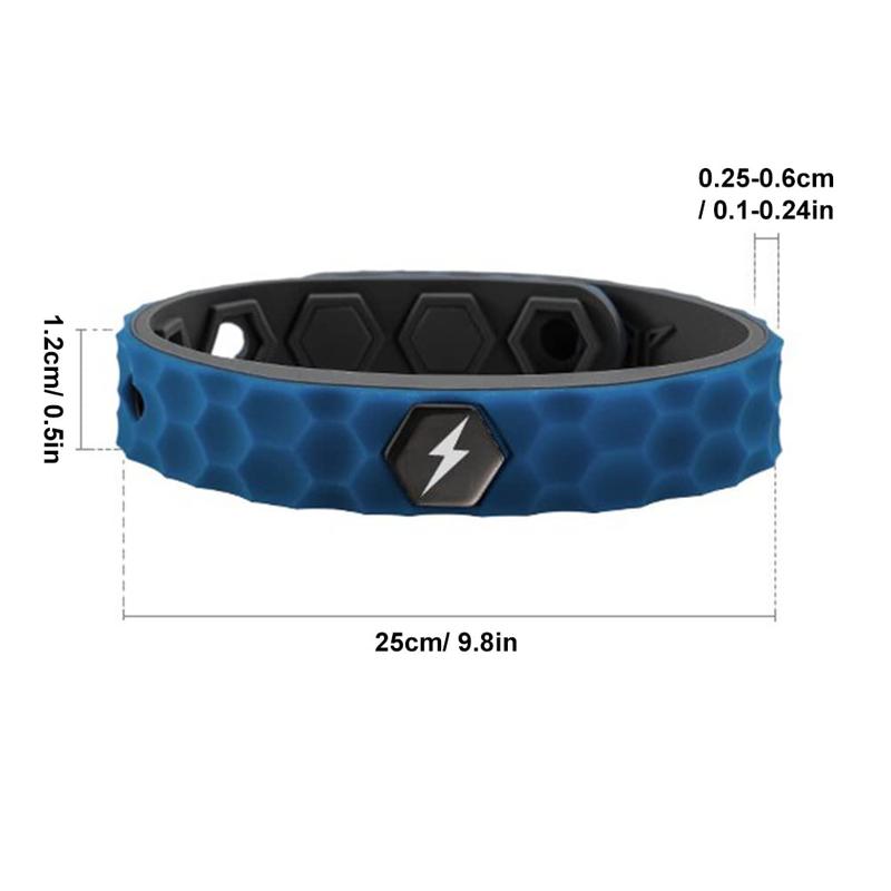 Anti Static Wristband, Rhombus Antistatic Wrist Strap, Strap Anti Shock Wristband Silicone Improve Sleep Winter Electrostatic Removal Bracelet for Men and Woman