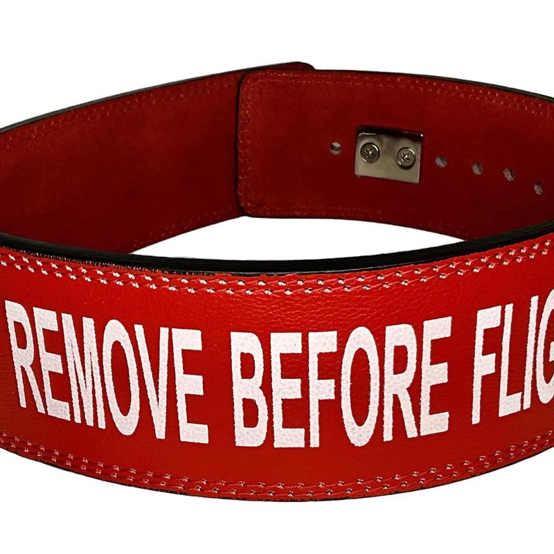 REMOVE BEFORE FLIGHT 10MM Pro Powerlifting  Lever Belt |