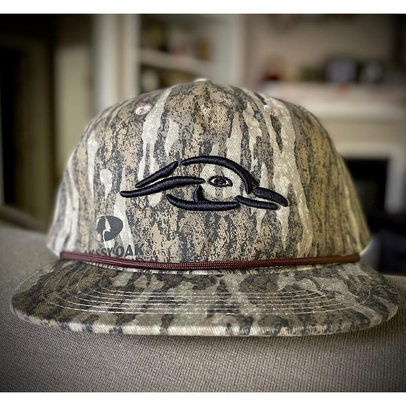 Old Rope Hat Mossy Oak New Bottomland w  3D AF Waterfowl Logo