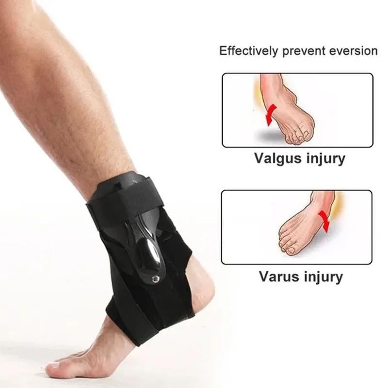 Adjustable Sports Ankle Compression Support-Ankle Sprained Brace Joint Protector-for Cycling Running Basketball Soccer