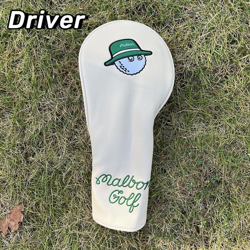 Golf Clubs Cover, 1 4 Counts Trendy Fisherman Club Head Cover, Driver Head Cover, Hybrid Head Golf Putter Cover, Fairway Wood Club Head Protective Cover, Golf Accessory