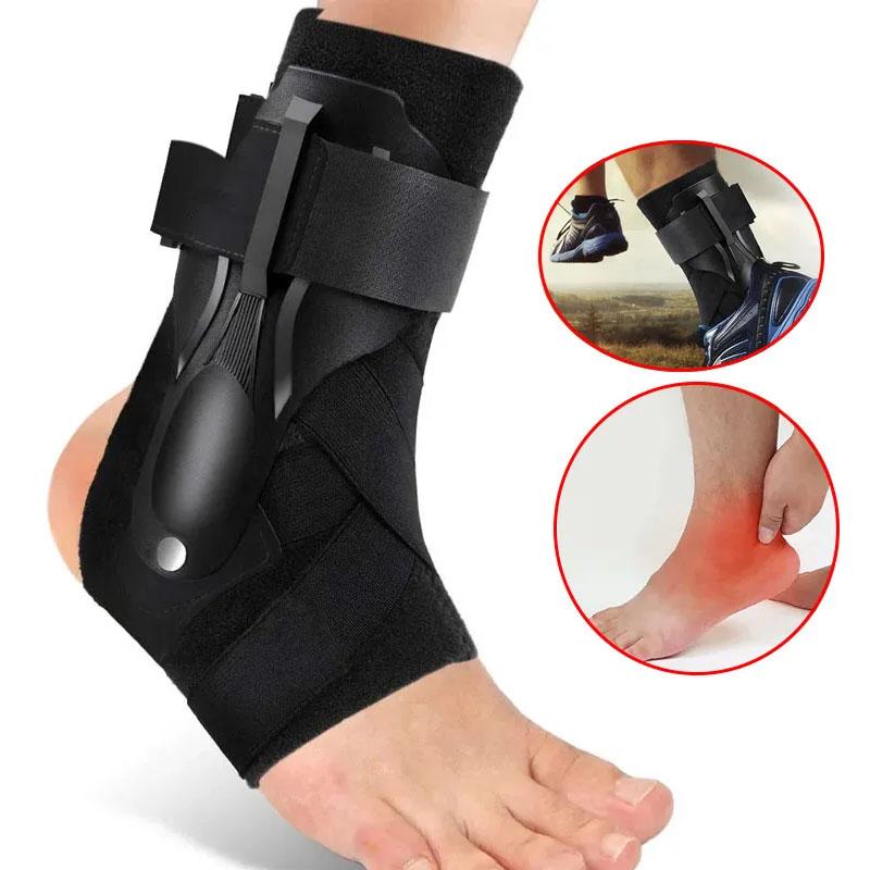 Adjustable Sports Ankle Compression Support-Ankle Sprained Brace Joint Protector-for Cycling Running Basketball Soccer