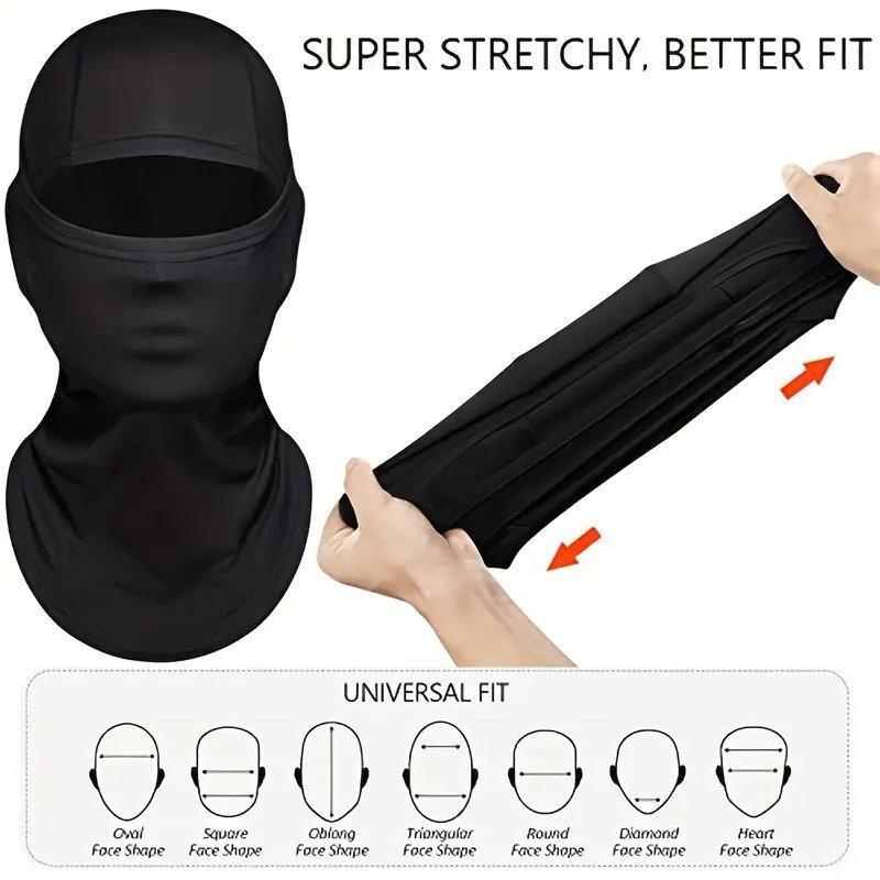 Motorcycle Balaclava, 1 Count Breathable Sun Protect Face Mask, Windproof Full Face Cover for Cycling, Climbing, Running, Hiking and Outdoor Sports