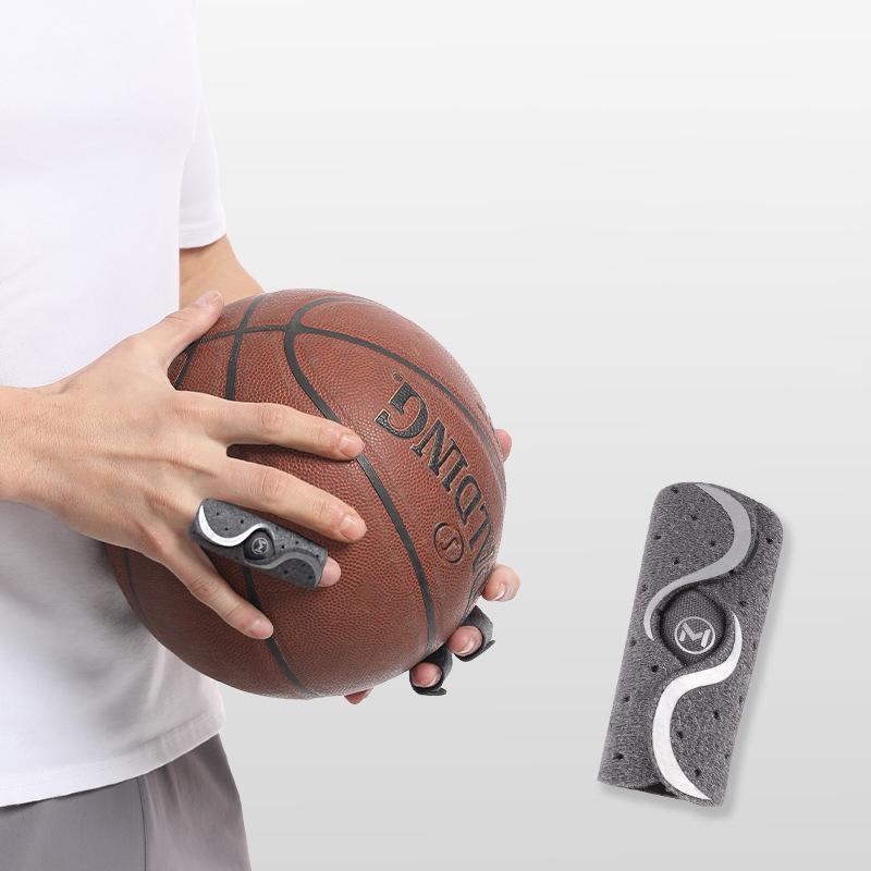 Basketball Finger Splint, 1 Count Breathable Finger Sleeve, Finger Cover for Basketball, Volleyball, Sports Finger Protector for Men & Women