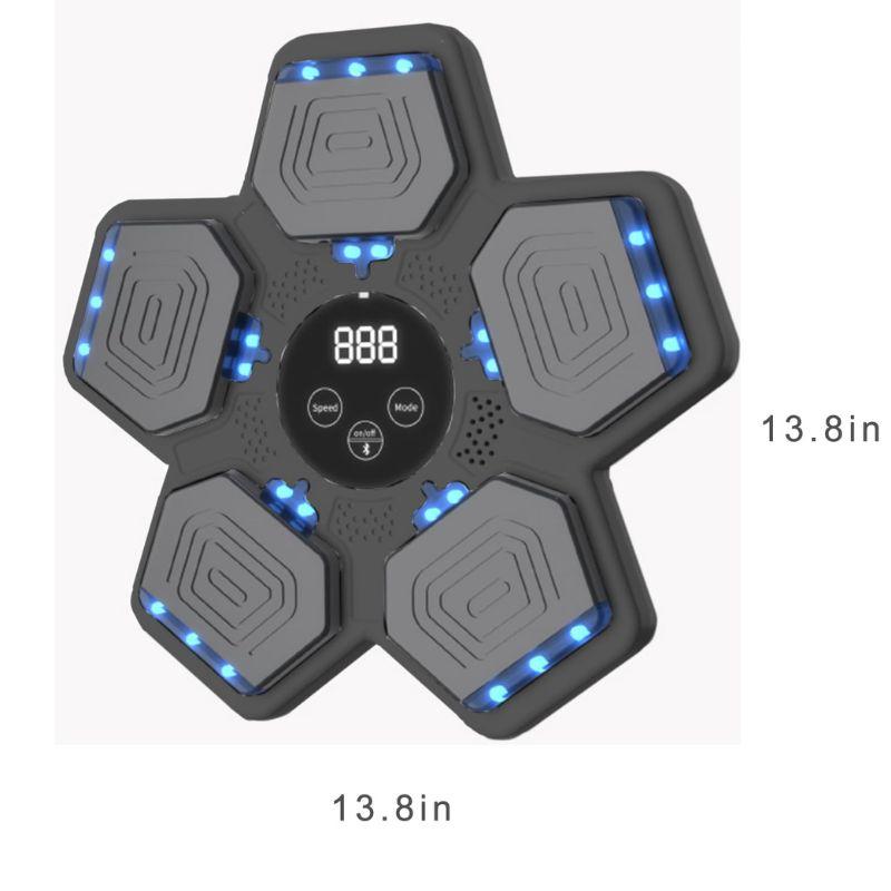 IntelligentMusic Boxing Machine Blue Tooth Wall-mounted LED Light rechargeable boxing machine indoor fitness space-saving