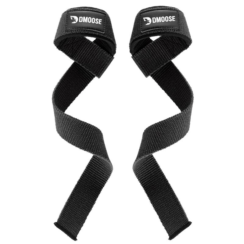 DMoose Lifting Wrist Straps for Weightlifting & Powerlifting