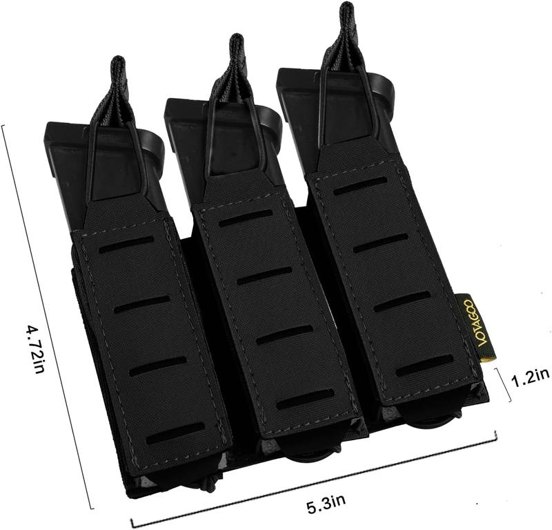 VOTAGOO Molle Mag Pouch Single Double Triple Tactical Magazine Holder