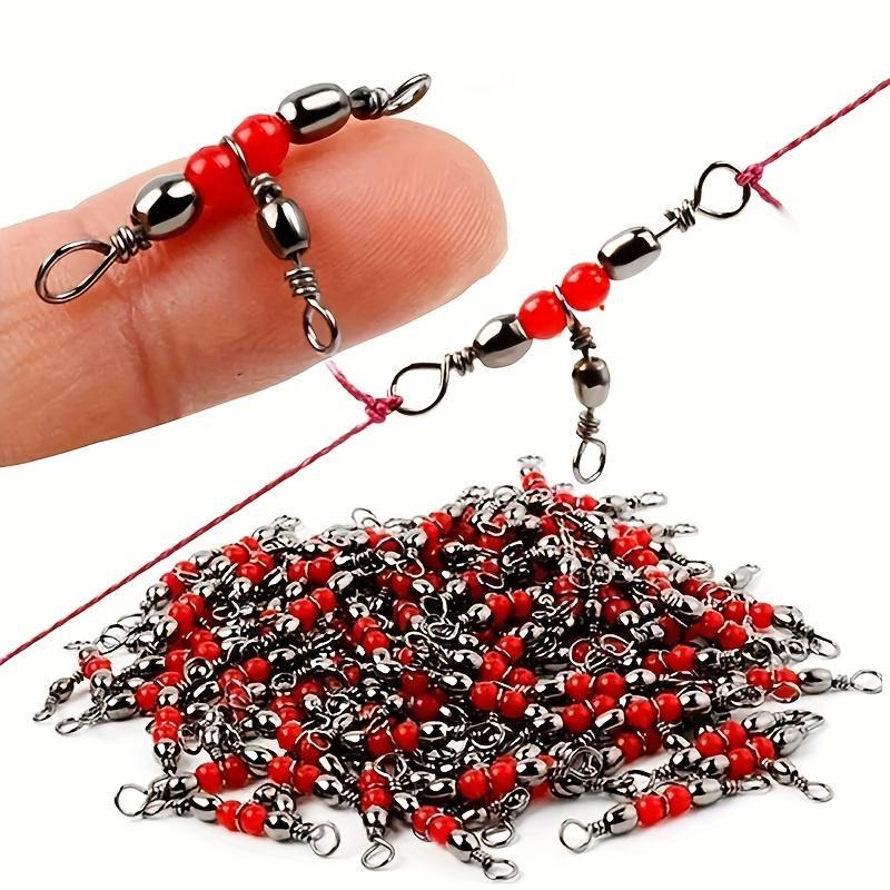 T-shaped Fishing Swivel Connector, 20pcs set Anti-twist & Line Protection Fishing Swivel,  Corrosion Resistant Fishing Accessories for Outdoor Fishing