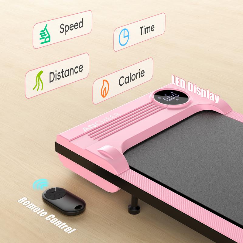 Ancheer-2024 five-color young fashion under the table walking mat treadmill, tablet portable LED display remote control