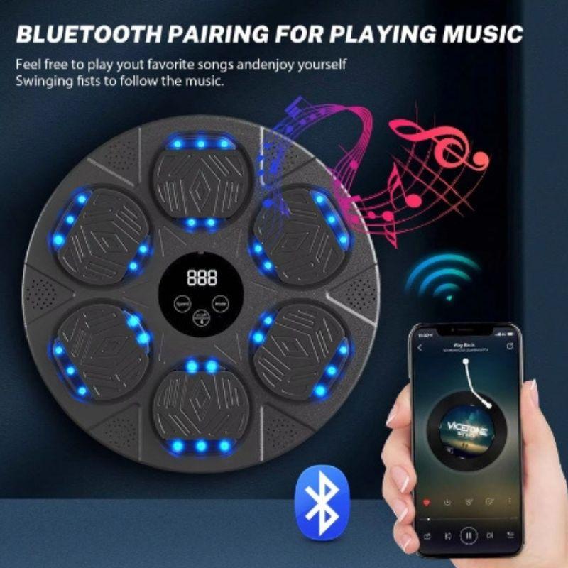 IntelligentMusic Boxing Machine Blue Tooth Wall-mounted LED Light rechargeable boxing machine indoor fitness space-saving