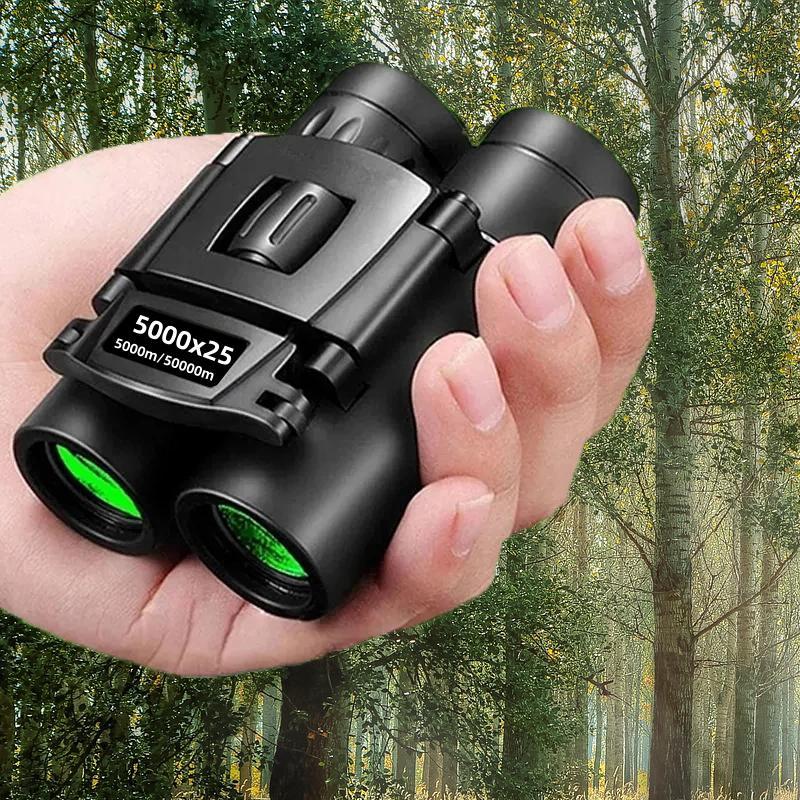 Portable Binoculars, 1 Count High Definition Professional Powerful Binoculars, Long Range Folding Binoculars for Hunting & Sports & Outdoor Camping