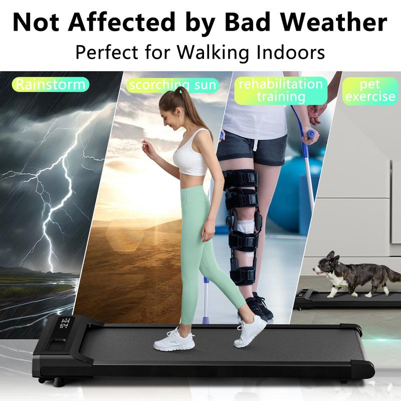 VIPLAT Walking Pad 2 in 1 for Walkingand Jogging,Under Desk Treadmill forHome Office with Remote Control,Portable Walking Pad Treadmill UnderDesk, Desk Treadmill in LED Display 2 Years Warranty