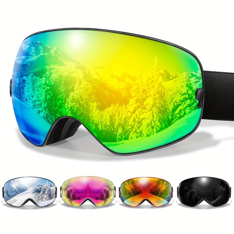 Keep warm POAT Ski Goggles with Interchangeable Lens - Protection, Anti-Fog for Snowboarding & Winter Sports, Includes Bonus Bag & Prescription Frame, Perfect for Teens & Adults