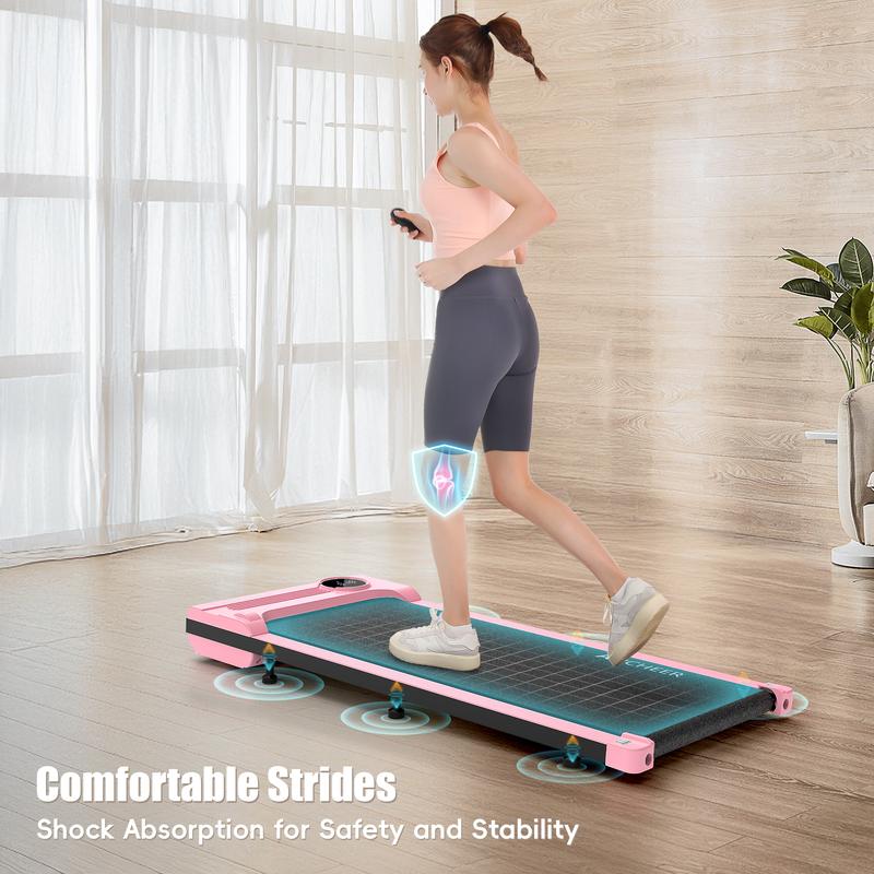 Ancheer-2024 five-color young fashion under the table walking mat treadmill, tablet portable LED display remote control