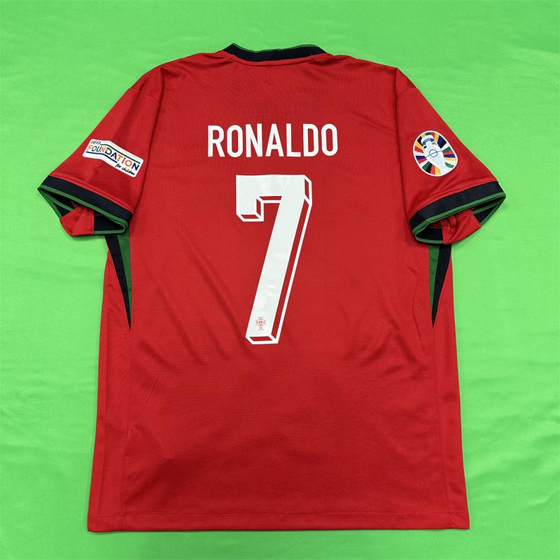 Nike 2022 FIFA World Cup Portugal home jersey No. 7 Cristiano Ronaldo Soccer jersey