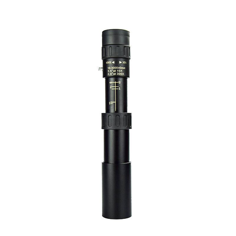 10-300x40 Monocular Scope, Professional HD Portable Zoom Monocular Telescope, Outdoor Hunting Powerful Telescope, Suitable for Outdoor Hunting Moon Viewing Adventure Hiking