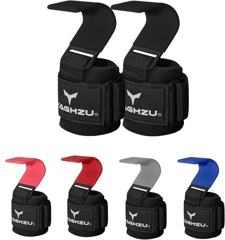 Weight Lifting Hooks, Padded Weight Lifting Straps Wrist Straps for Men and Women