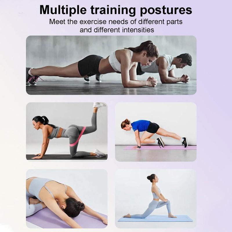 Multi-functional Push Up Board，Ab Training Exercise Board, Multiple Combination Home Equipment Portable Gym，Exercise Board Foldable for Men and Women, Pilates Bar & Resistance Bands for Full Body for Abdominal & Core Strength,Sports Fitness Accessories