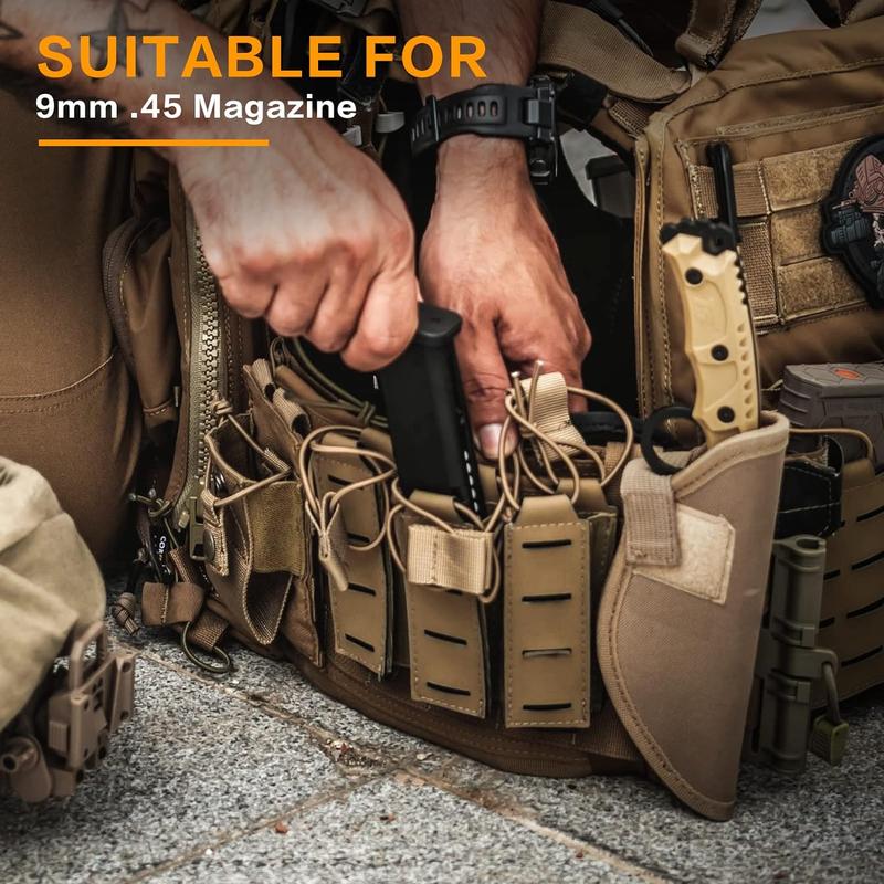 VOTAGOO Molle Mag Pouch Single Double Triple Tactical Magazine Holder