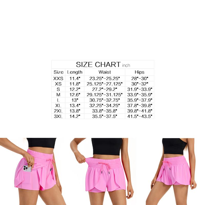 Women's Plain 2 IN 1 Drawstring Waist Shorts Gym Yoga Athletic Workout Running Sport Skorts Ladies Lounge Casual Summer Bottoms for Daily Wear Outdoor Outfits