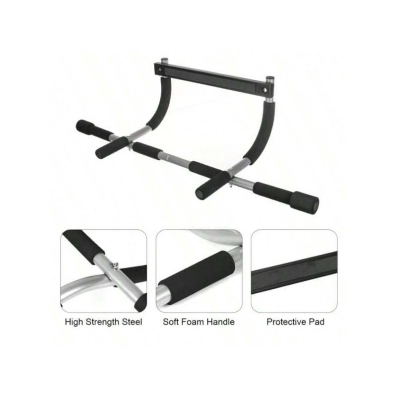 Pull-Up Push-Up Chin-Up Dip & Core Workout Bar Strength Training Upper Body Multi-Purpose Workout & Exercise Bar Fits Standard Interior Doorways