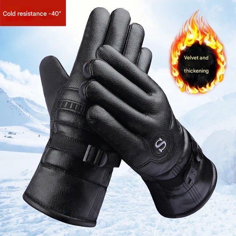 Winter gloves warm gloves, non-slip portable cycling, skiing gloves, men women's winter warm gloves, cold weather commuting outdoor sports