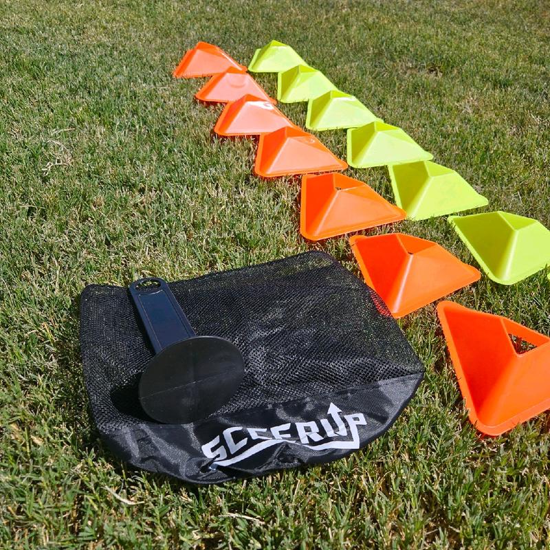 SccerUp Training Cones - Soccer Football Cones (3-4 Day USA Shipping)