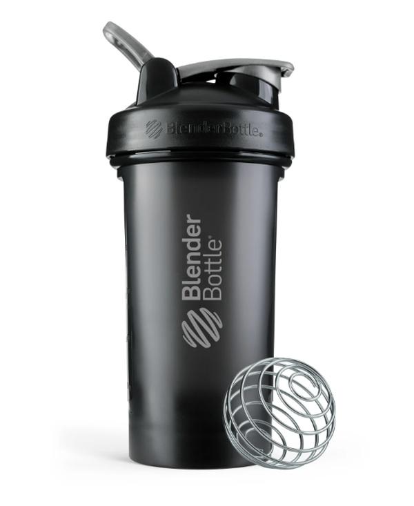 BlenderBottle Classic V2 24 oz Black Shaker Cup with Flip-Top Lid